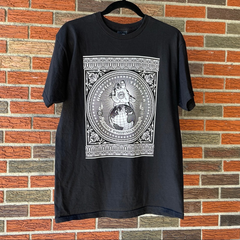 Obey - Medium - Black - Short Sleeved Propaganda Graphic Tee
